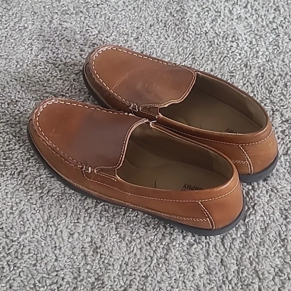 GUC Johnston & Murphy Lochlan Venetian Leather Loafers Youth Boy 6M